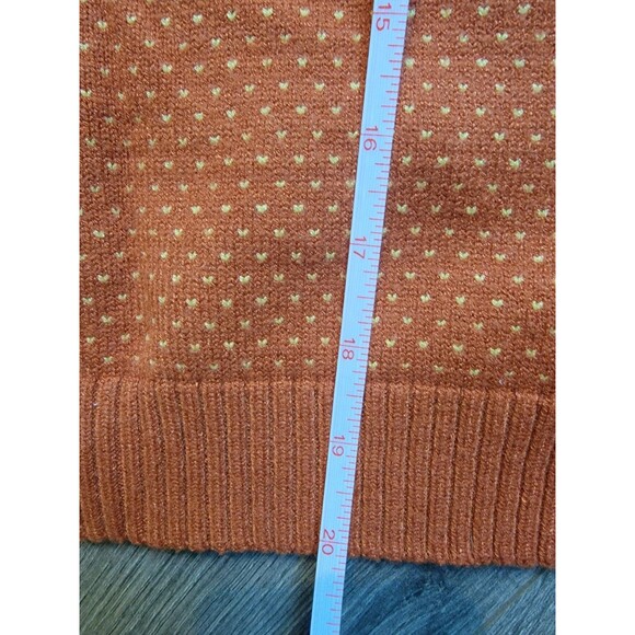 Fair Isle Ghost Pattern Halloween Sweater Sz S Crew Neck Knit Spooky Ugly - Picture 5 of 5